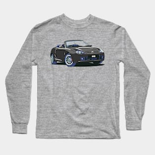 MG Rover MGTF in Anthracite Black Long Sleeve T-Shirt